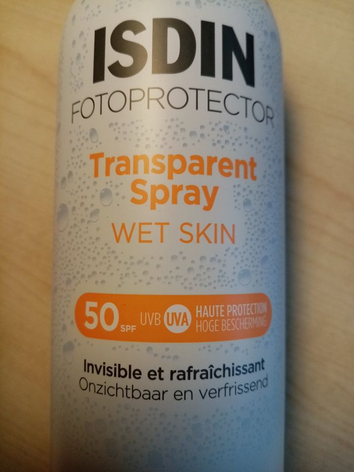 OVP Isdin Sonnenschutz Wet Skin Spray LSF 50 (250ml) in Beckum