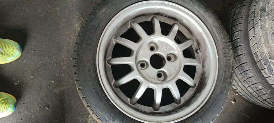 2x Alufelgen 195/50R15 Opel Corsa A  4-Loch-Alufelgen in Ilsede