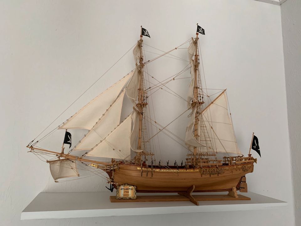 Segelschiff Bausatz Atlantis 1790 liebevolle Handarbeit in Hechingen