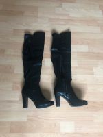 Catwalk Overknee Stiefel Schwarz Gr.36 Neu Plateauabsatz K. Leder Nordrhein-Westfalen - Gummersbach Vorschau