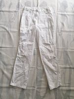 Vintage Basic Cargohose lang weiß Nordrhein-Westfalen - Paderborn Vorschau