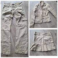 3tlg Set von Only Hose Rock und Blazer beige 36/38 Nordrhein-Westfalen - Langerwehe Vorschau