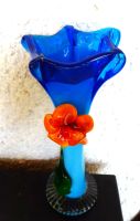 Murano Farbglas Vase mit modellierter Blume Baden-Württemberg - Ehrenkirchen Vorschau