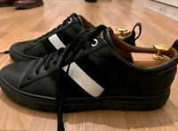 Bally Leder Sneaker 42 Schuhe Webstreifen schwarz weiß Herren Dresden - Cotta Vorschau