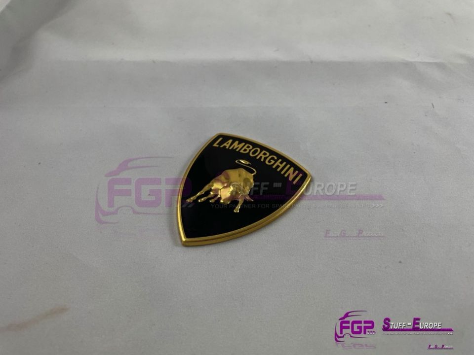 OEM Original Lamborghini Murcielago Fronthauben emblem logo in Wollin 