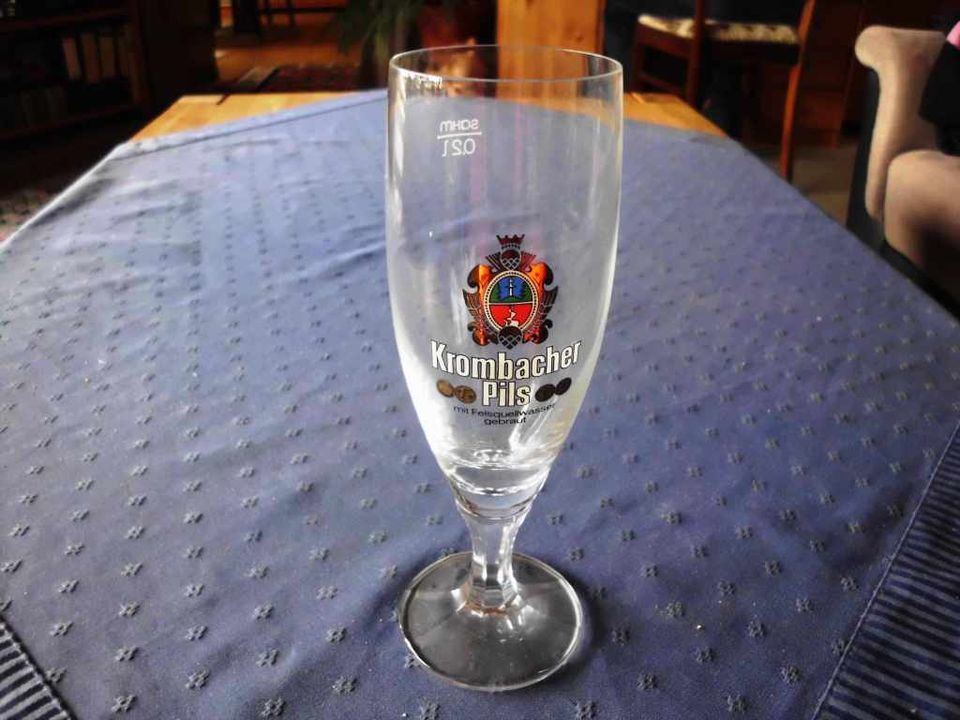 Krombacher Pils Glas 0,2l in Merkelbach