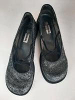 Pumps Ballerina Glitzer schwarz 41 Kr. München - Haar Vorschau