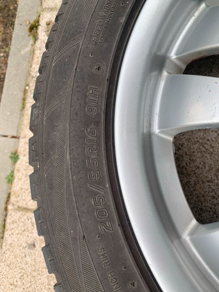 ✏️BMW Felgen 205/55R16 in Hohen Neuendorf