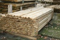 Halbrungriegel - Halbpalisaden - Holz - 7 x 250 cm - imprägniert Niedersachsen - Wagenfeld Vorschau