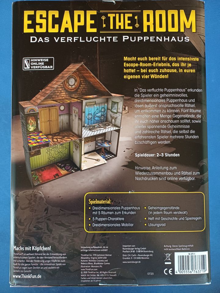 Escape the Room - Das verfluchte Puppenhaus UVP 40,99 € in Wölfersheim