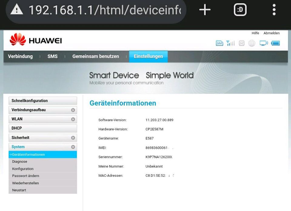 Wifi WLAN Hotspot für Mobilfunk Router Huawei E587u-2 - Neu in Berlin