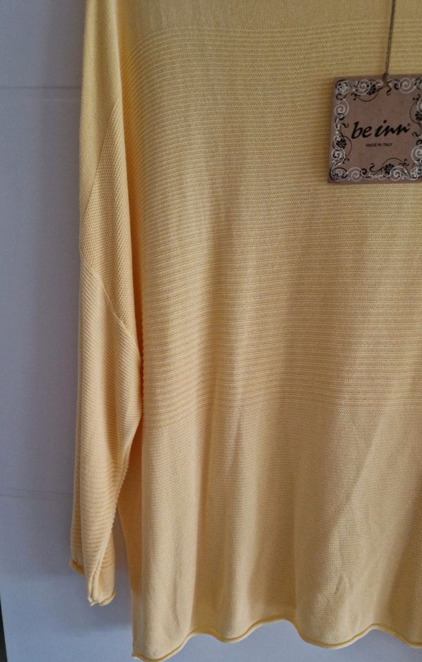 Pullover gelb be inn Made in Italy 44 46 in Hennef (Sieg)