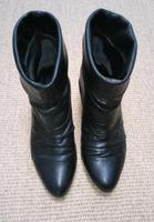 Schwarze Stiefel aus Leder Bayern - Haßfurt Vorschau