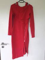 Neu:Kleid rot S/36 mit Schlitz, unten schräg Niedersachsen - Uplengen Vorschau