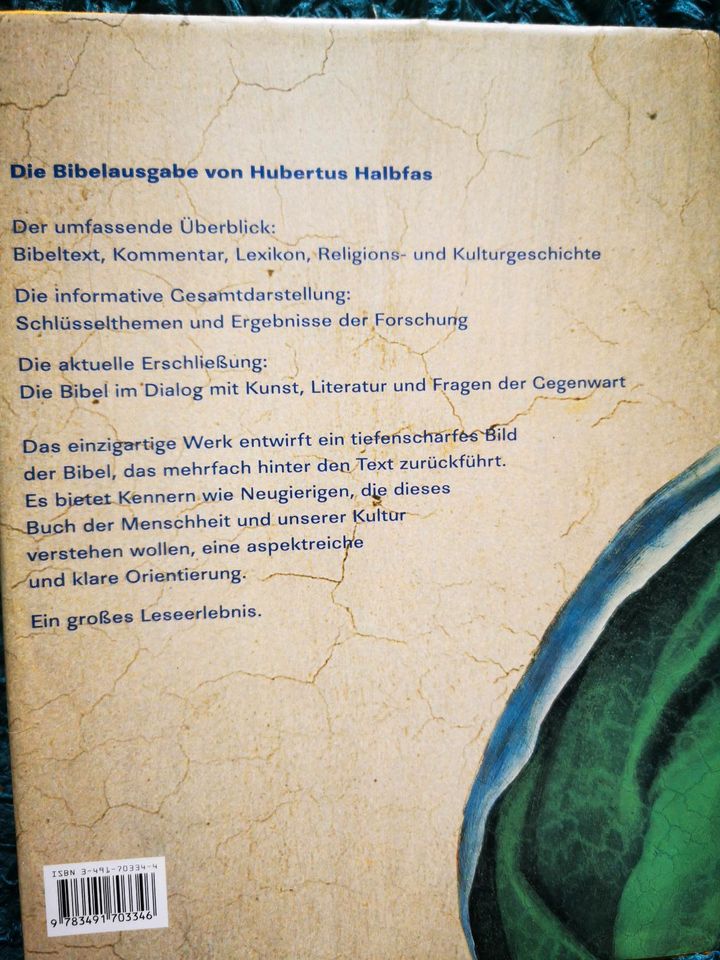 Die Bibel erschlossenen und kommentiert von Hubertus Halbfas in Oranienbaum-Wörlitz