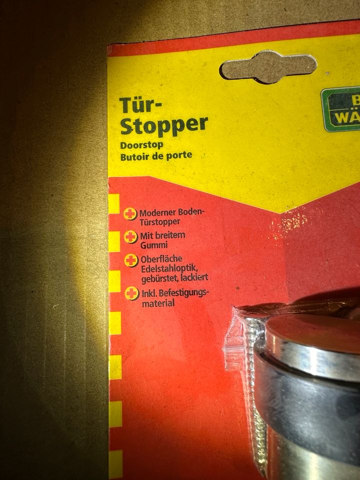 Tür-Stopper Türstopper Burg Wächter Edelstahl inkl. Versand in Rheine