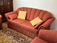 Sofa mit 3 Sesseln rot / gold Thüringen - Sonneberg Vorschau