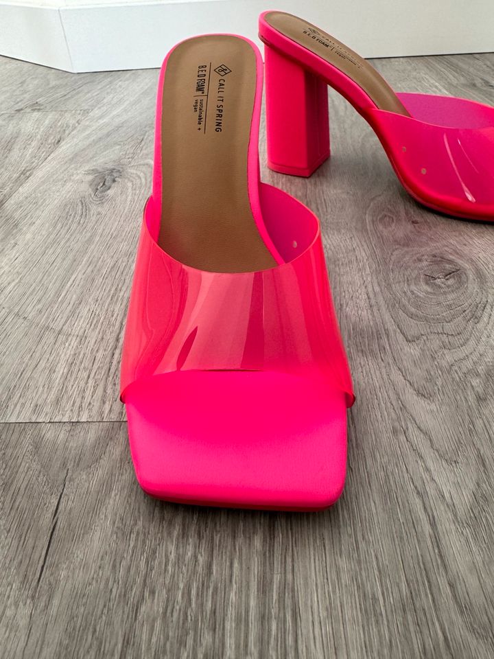 Call it Spring Pantoletten Pink Vegan Absatzschuhe Sommer in Berlin