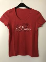 S.Oliver T-Shirt rot bedruckt 40 Niedersachsen - Selsingen Vorschau