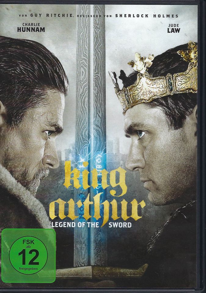DVD - KING ARTHUR - LEGEND OF THE SWORD - CHARLIE HUNNAM in Birkenau