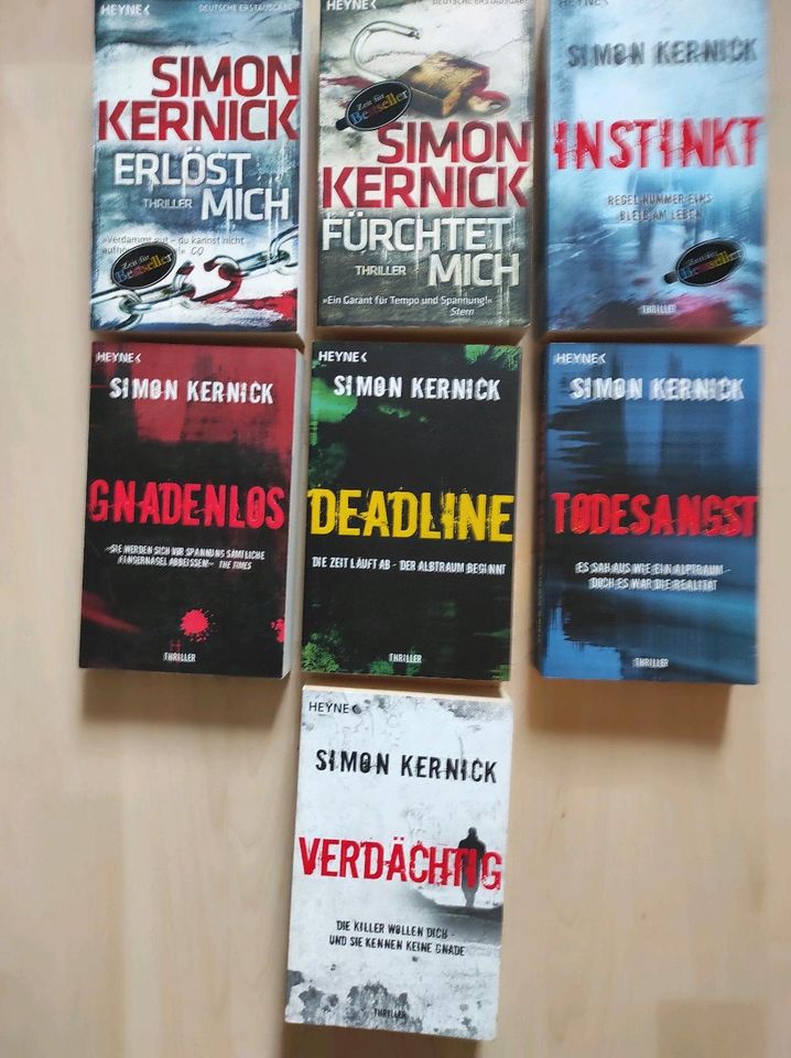 Bücher Thriller Simon Kernik in Aachen