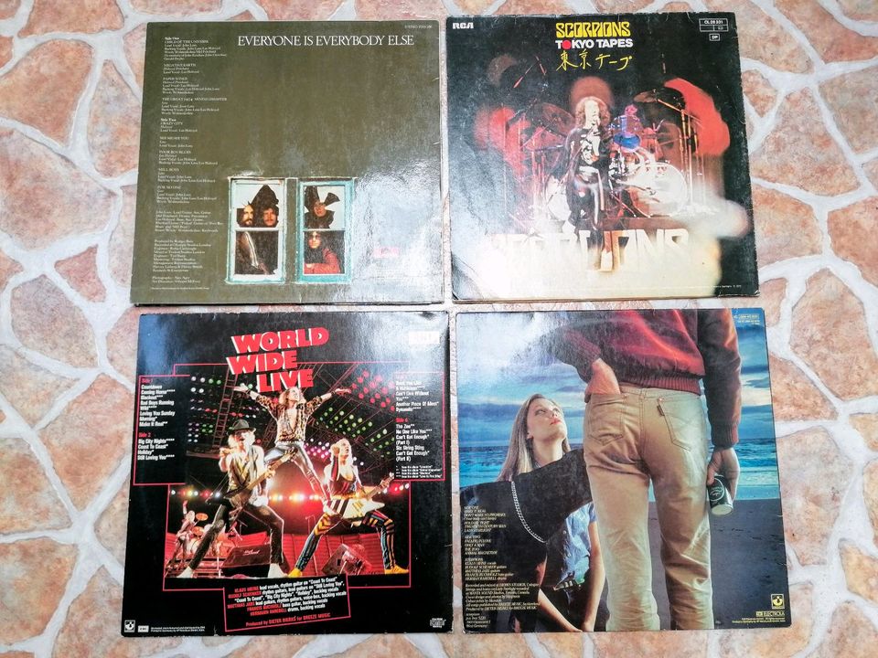 Schallplatten LP's Vinyl Skorpions / Barcley James Harvest in Schlitz
