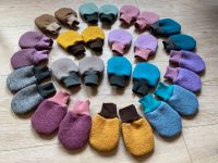 Wollwalk Handschuhe Walkhandschuhe Schurwolle Walkloden Handmade Brandenburg - Schorfheide Vorschau