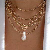 Kette Halskette Mehrfachkette Perle Perlenkette massiv neu Nordrhein-Westfalen - Greven Vorschau
