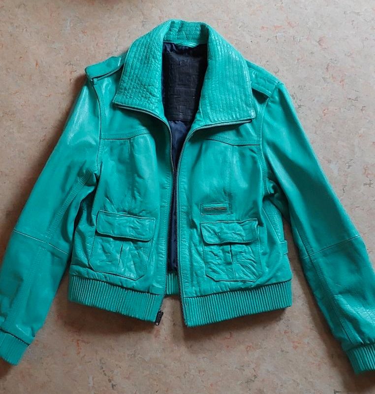 Wie Neu! Superdry Jacke Leder Gr L in Kreischa