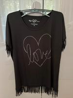 Lässiges T-Shirt Damen Canda Gr. M neuw schwarz Herz Love Vis Hessen - Wiesbaden Vorschau