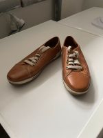 Cognac farbige Sneaker aus echtem Leder Nordrhein-Westfalen - Solingen Vorschau