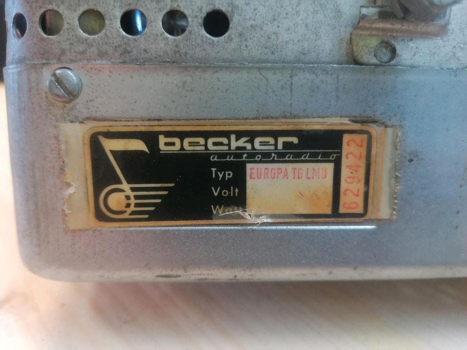 Becker Europa TG LMU Autoradio Oldtimer in Husum