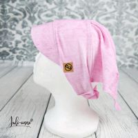 Handmade Kopftuch Sonnenhut Mütze Haarband Jeanslook Rosa *Wunsch Brandenburg - Biesenthal Vorschau