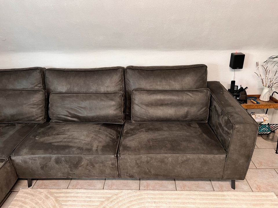 L Couch / Sofa Casa Ambiente Stoff/ Leder, Westwing ähnlich in Herne
