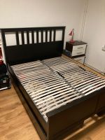 Bettgestell Ikea Hemnes schwarz + 2x Lattenrost, 160x200 Sachsen - Chemnitz Vorschau