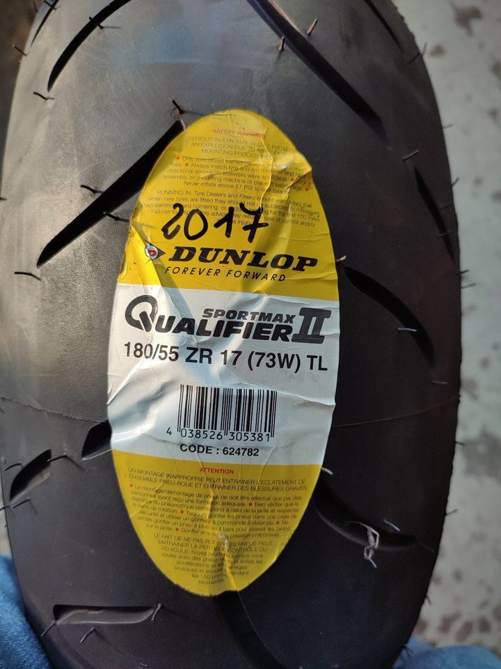 Motorradreifen Dunlop Sportmax Qualifier II 180/55ZR17 (73W) in Sachsen -  Panschwitz-Kuckau | Motorradreifen & Felgen | eBay Kleinanzeigen ist jetzt  Kleinanzeigen