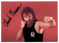 CHUCK NORRIS > original handsigniert auf Foto 14x19cm (66) Bayern - Schrobenhausen Vorschau