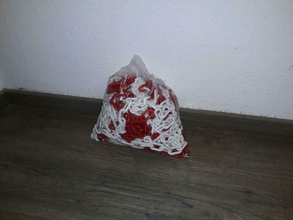 KUNSTSTOFF ABSPERRKETTE ROT WEIß  25 m in Hagen