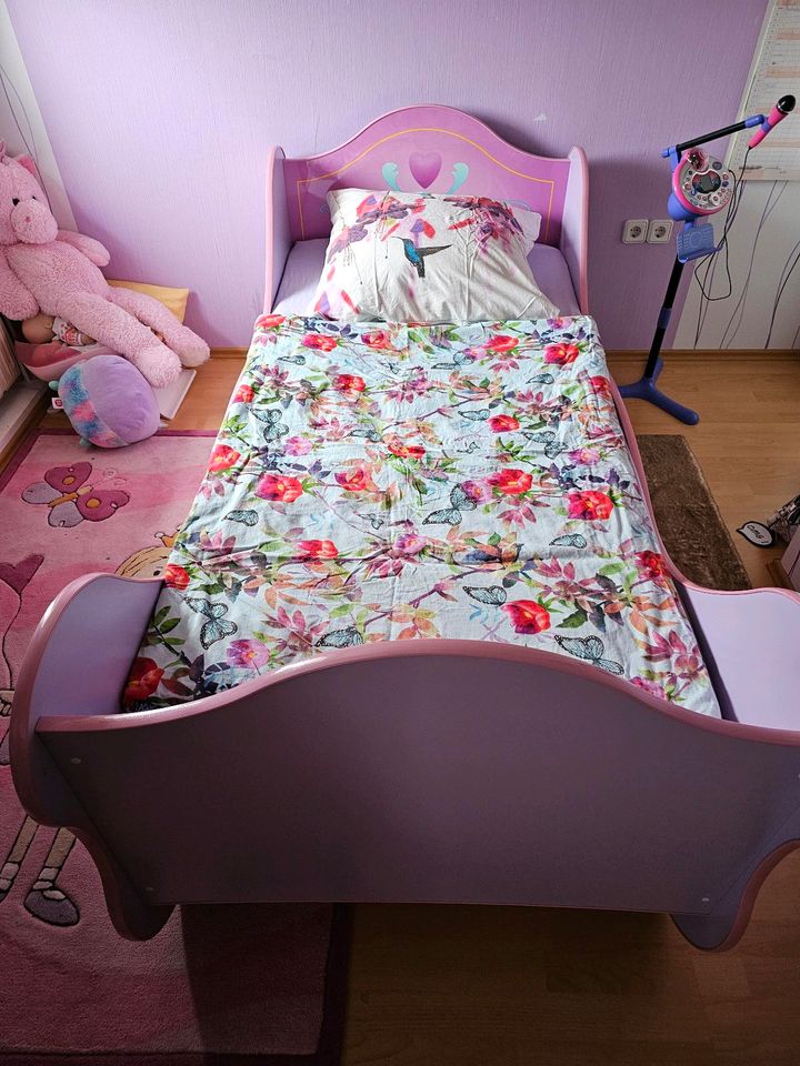 Bett mit Lattenrost Kutsche Kinderbett für Mädchen 90x200 in Salzgitter