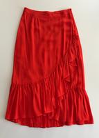 H&M Volantrock Midirock Orange S Nordrhein-Westfalen - Halver Vorschau
