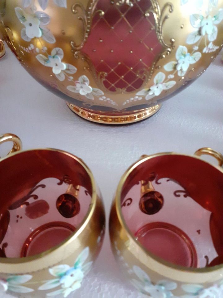 Bowle Set - Böhmisches Kristalglas in Blaubeuren