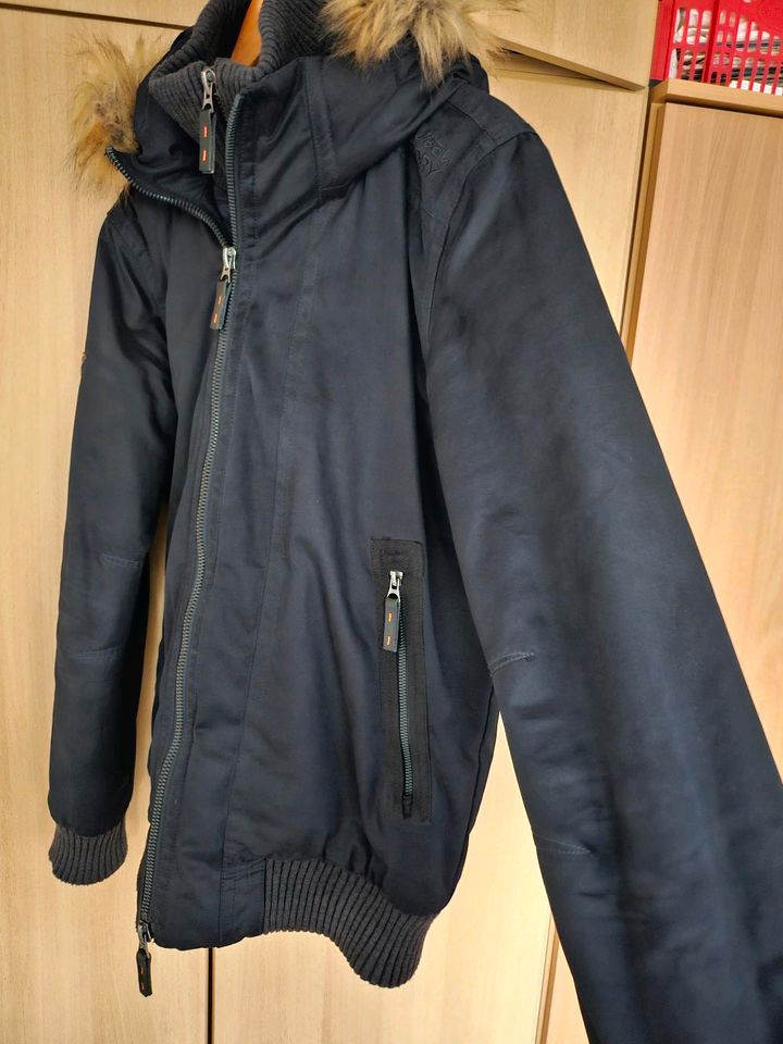 Herren Winterjacke Gr. S - Original "Superdry" # dunkelblau in Chemnitz