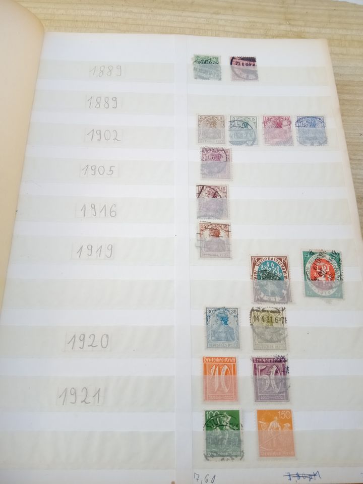 Alte Briefmarkensammlung  von 1889 – 1944 und neuer !!! in Unna