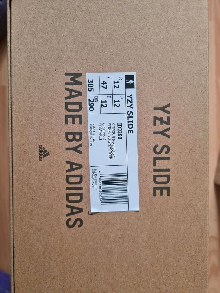 Adidas Yeezy Slide Slate Grey EU 47 US 12 in Andernach