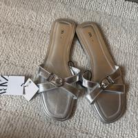 Zara Damen Sandalen in silber neu mit Etikett Größe 40 Rheinland-Pfalz - Germersheim Vorschau
