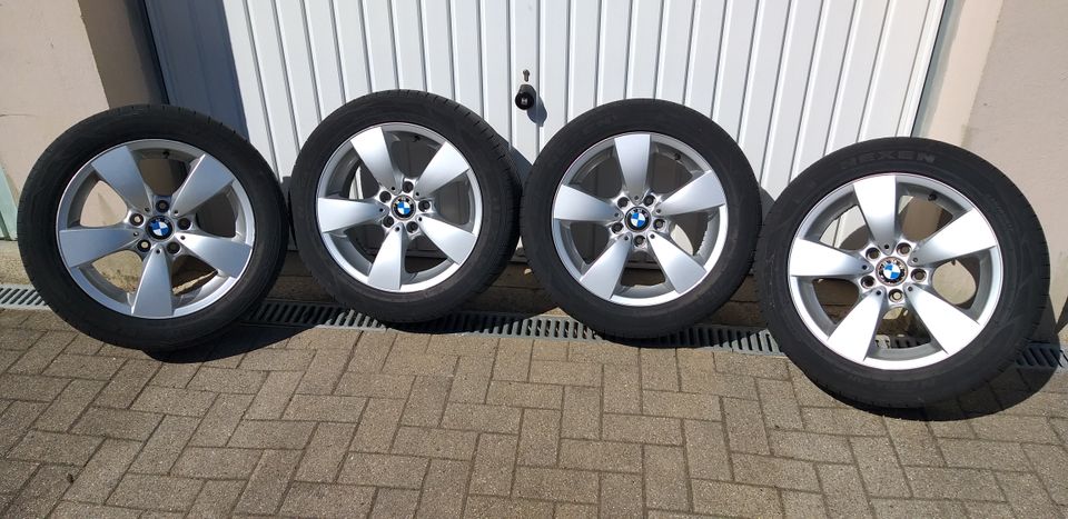 BMW e60 e61 Sommerreifen auf 17 Zoll Alufelgen 225/50 R17 94W in Henstedt-Ulzburg