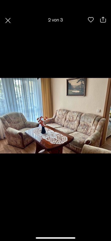 Verkaufe Sofa mit 2 Sessel in Strehla