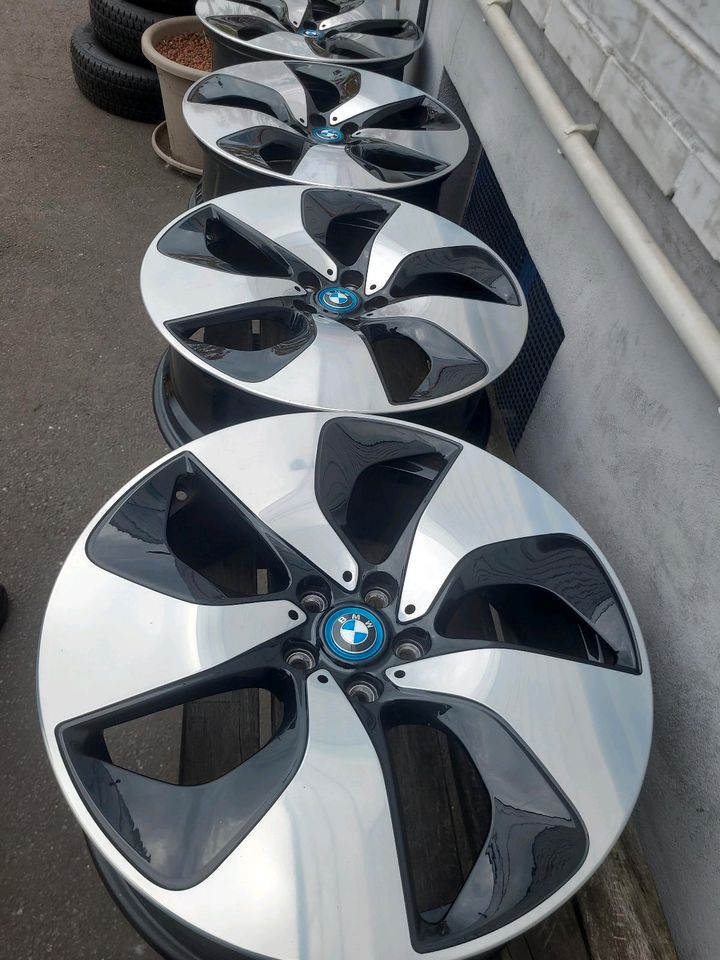 4× BMW Alufelgen 444 (i8) 7,5×20-Zoll, ET 40, LK 5×112 in Würselen