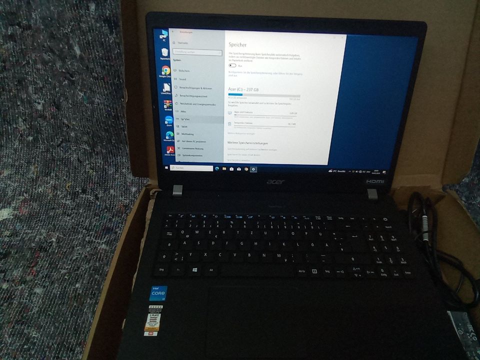 Acer Travel Mate P215-53 11 Generation Core i3 8GB 256 Festplatte in Bad Sassendorf