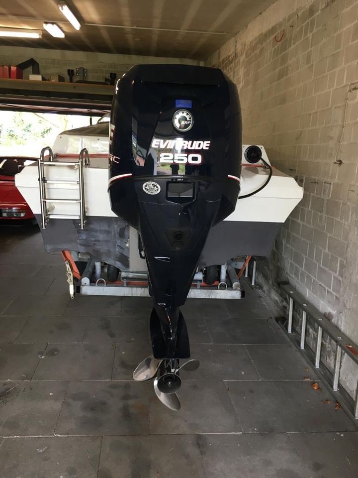 Racing Wasserski Boot NoWa Six,118km‘h,V6 250PS Evinrude, Trailer in Hamburg